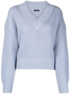 JOSEPH V-NECK KNIT JUMPER