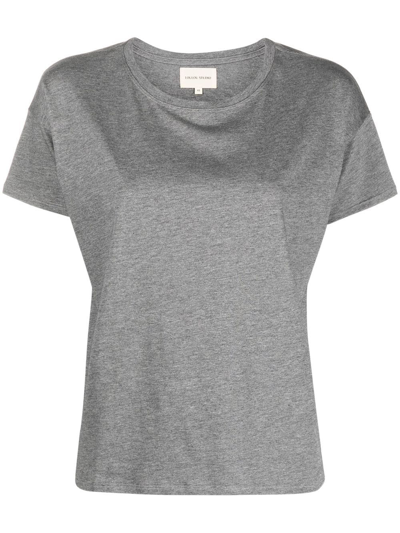 Loulou Studio Basiluzzo Cotton T-shirt In Gray