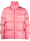Palm Angels Logo-print Padded Jacket In Pink