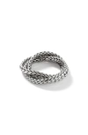 John Hardy 1.8mm Chain Ring In Silver