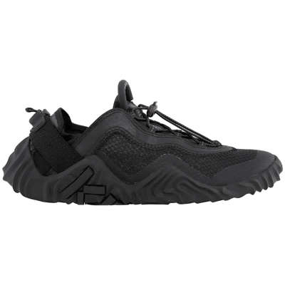 Kenzo Ladies Black Sport Wave Mesh Sneakers