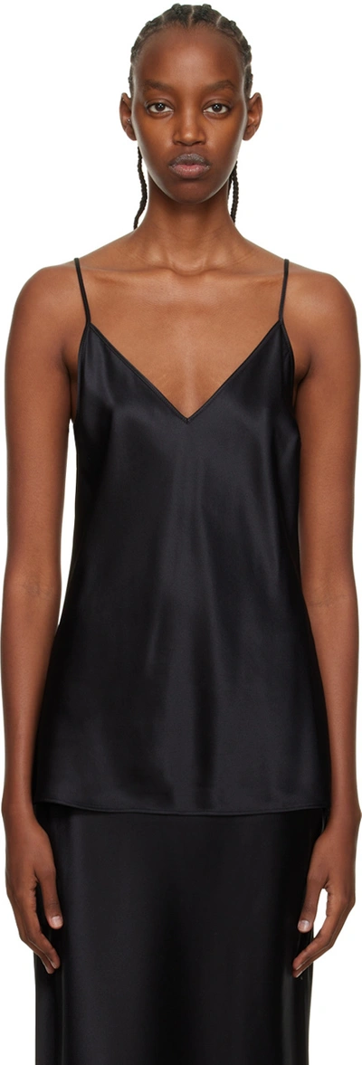 Joseph Black Silk Clea Camisole In 0010 Black