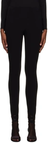 THE ROW BLACK LANZA LEGGINGS