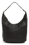 American Leather Co. Carrie Hobo Bag In Black Smooth
