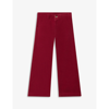Chloé Organic Cotton Corduroy Pants In Pink