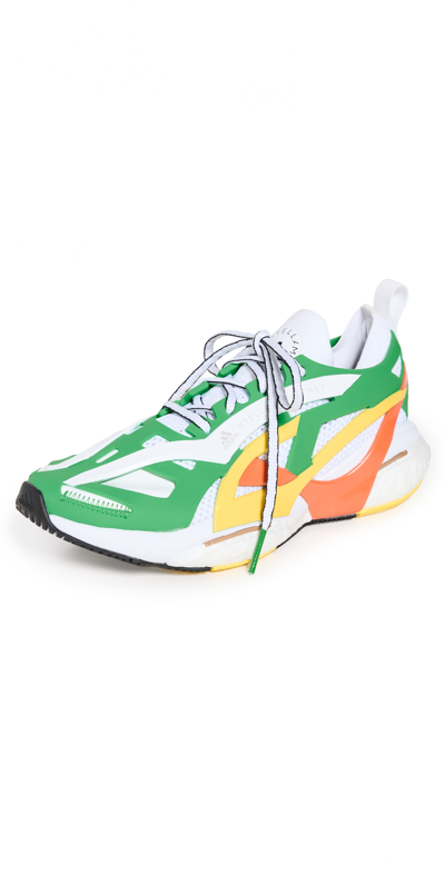 Adidas By Stella Mccartney Semi Impact Orange Ultraboost Solarglide Trainers In Multicolor