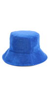 Lack Of Color Wave Terry Bucket Hat In Cobalt