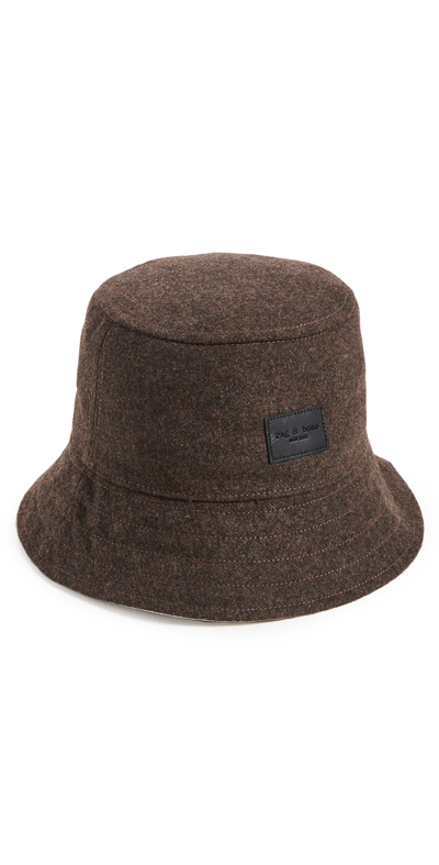 Rag & Bone Brown Addison Beach Hat