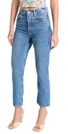 REFORMATION CYNTHIA HIGH RISE STRAIGHT JEANS COLORADO