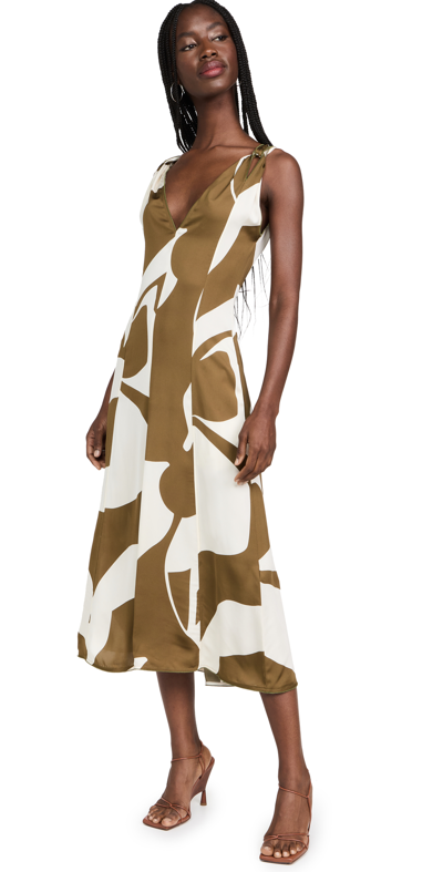 green emerald velvet dress Soft Sands Floral Eyelet Fit and Flare Maxi Dress – VICI main image 1