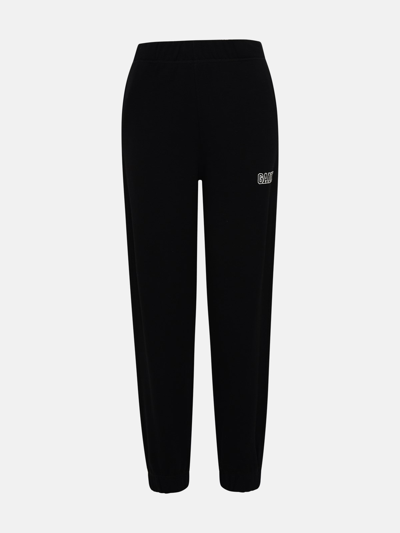 Ganni Black Cotton Trousers