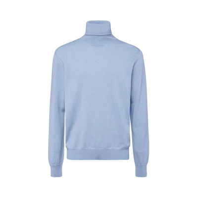 Maison Margiela Man Turtleneck Pastel Blue Size Xl Cashmere