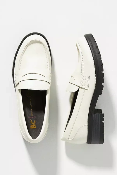 Bc Footwear Roulette Loafers In White