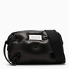 MAISON MARGIELA BLACK LEATHER GLAM SLAM MESSENGER BAG