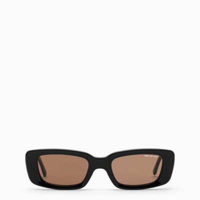 Dmy By Dmy Billy Oval Acetate Sunglasses In Black
