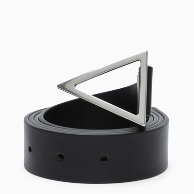 Bottega Veneta Black Triangle Belt