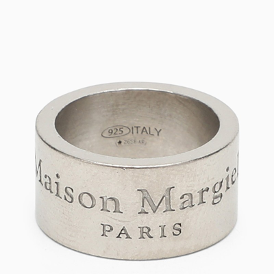 Maison Margiela Silver Ring In Metal