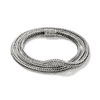 John Hardy Women's Sterling Silver Classic Kami Chain Triple Wrap Bracelet