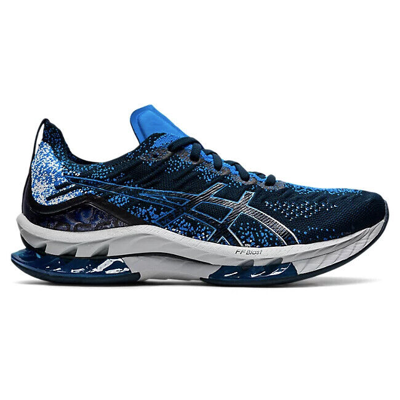 Pre-owned Asics Running Shoes Gel-kinsei Blast Electric Blue Men Sport Jog 1011b203-403 In French Blue / Electric Blue