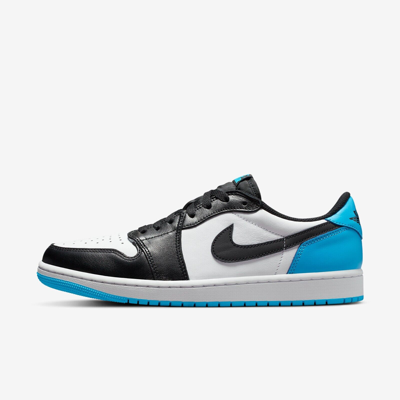 Pre-owned Nike Jordan 1 Retro Low Og Unc Shoes (cz0790-104) 'black And Dark Powder Blue'