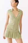 urban outfitters jazzy corduroy mini dress in brown ASTR the Label | Gisselle Corduroy Mini Dress in Camel main image 0