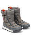 Sorel Whitney Ii Puffy Ankle Boots In Quarry, Sea Salt