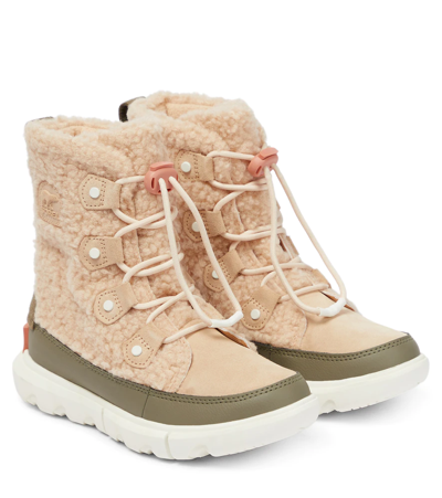 Sorel Kids' Explorer Lace-up Suede Boots