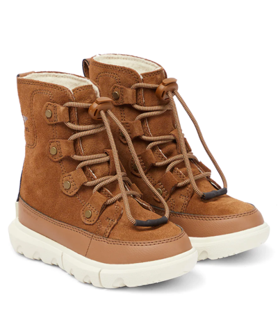 Sorel Kids' Explorer Suede Ankle Boots