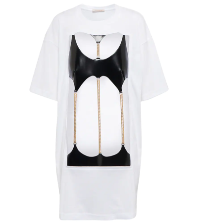 Christopher Kane Embellished Cotton T-shirt In White
