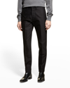 Tom Ford Men's Straight-leg Chino Pants In Blk Sld