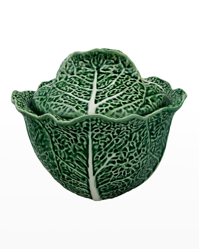 Bordallo Pinheiro Cabbage 108 Oz. Tureen, Green