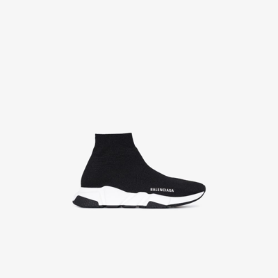 BALENCIAGA BLACK SPEED SOCK SNEAKERS,587280W2DBQ15216873