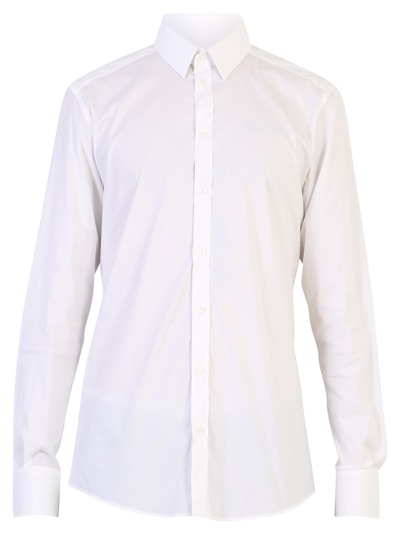 Dolce & Gabbana White Stretch Shirt