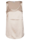 Brunello Cucinelli Women's Sleveless Blouse Top In Neutrals
