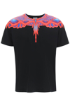 MARCELO BURLON COUNTY OF MILAN CURVED WINGS PRINT T-SHIRT