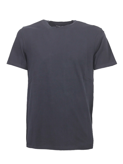 Majestic Short-sleeved Crew Neck T-shirt In Black