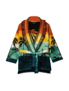 Alanui Icon Jacquard Virgin Wool Cardigan In Multicolour/brown