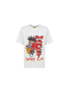 Market Cartoon-print Short-sleeve T-shirt In White