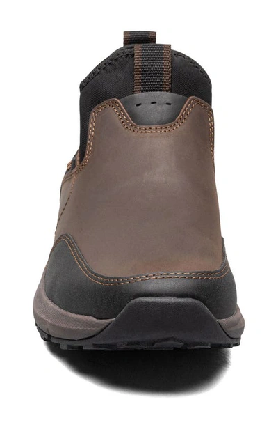 Nunn Bush Excursion Water Resistant Slip-on Sneaker In Brown Ch