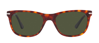 Persol Po 3291s 24/31 Wayfarer Sunglasses In Green