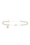 Miu Miu Chain Belt In Bianco