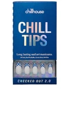 CHILLHOUSE CHECKED OUT 2.0 CHILL TIPS PRESS-ON NAILS