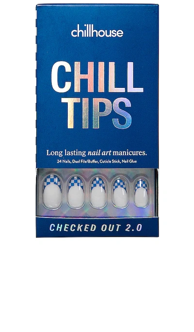 Chillhouse Checked Out 2.0 Chill Tips Press-on Nails In White