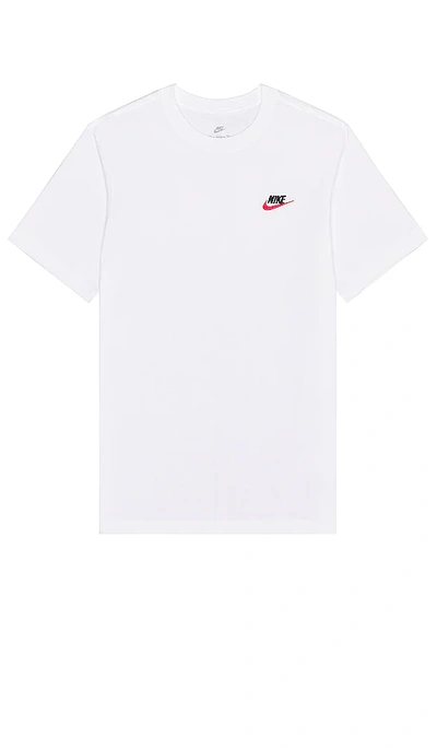 Nike Men's  Sportswear Club T-shirt In White