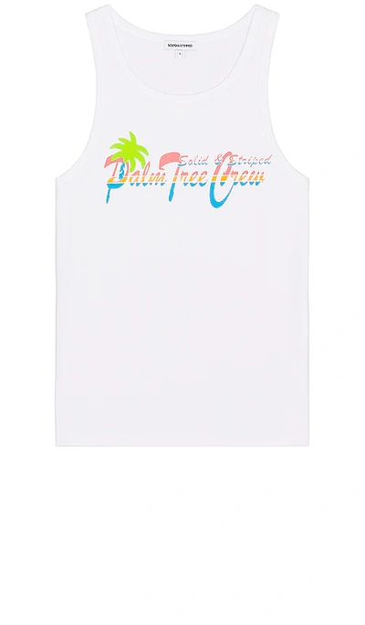Solid & Striped The Muscle Tank In Palm Tree Crew Logo