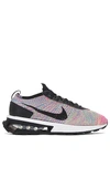 Nike Air Max Fly Knit Racer Sneakers In Multi Color-green In Ghost Green  Black  Pink Blast  & Photo 