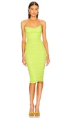 Michael Costello X Revolve India Midi Dress In Lime Green