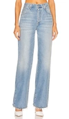 Citizens Of Humanity Dahlia Bow Leg Baby Roll Jeans In Ribbon In Crescent