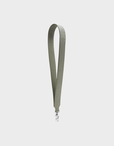 Charles & Keith Double X Print Bag Strap In Sage Green