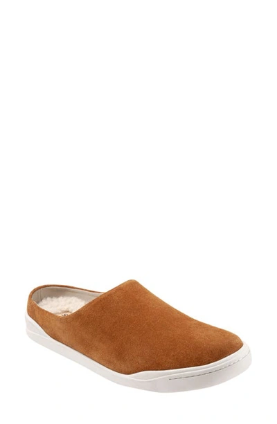 Softwalk Auburn Mule In Tan Suede